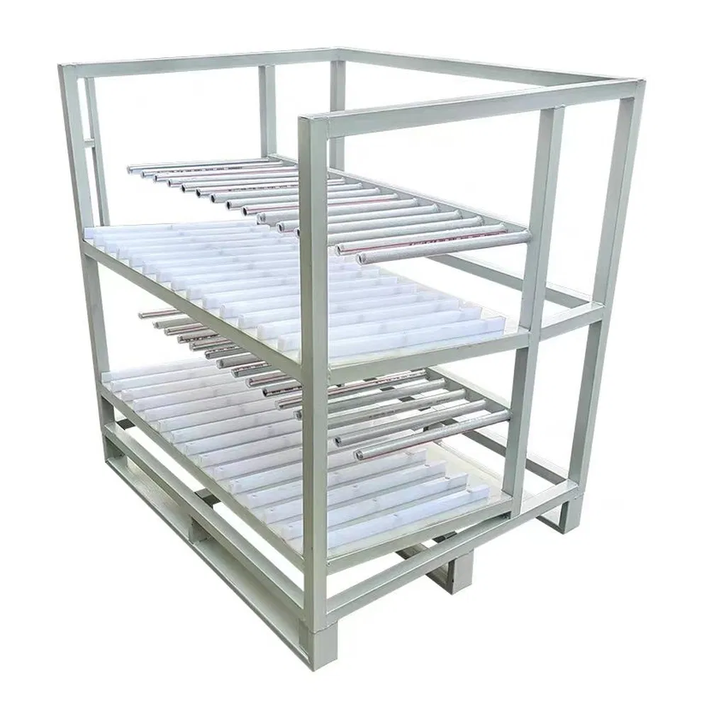 Foldable Warehouse Rack & Metal Storage Cage for Automotive Parts Packaging and - ảnh 4