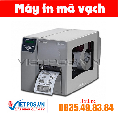 Máy in mã vạch Zebra S4M