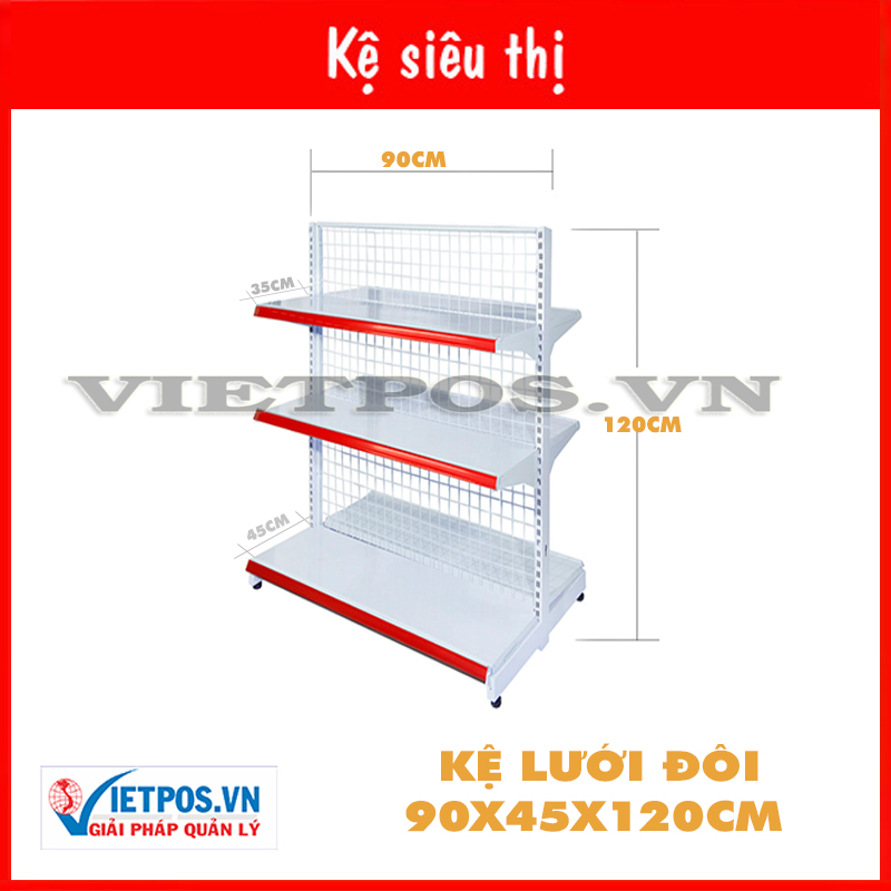 양면 슈퍼마켓 선반 0.9x1.2m 두께 0.8mm