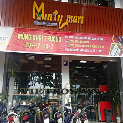 VietPos 货架解决方案助力 Minty Mart - 岘港