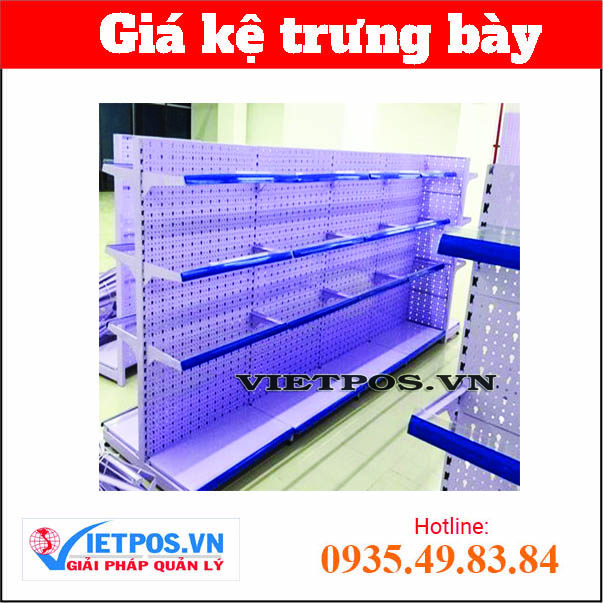Glass supermarket shelf 2