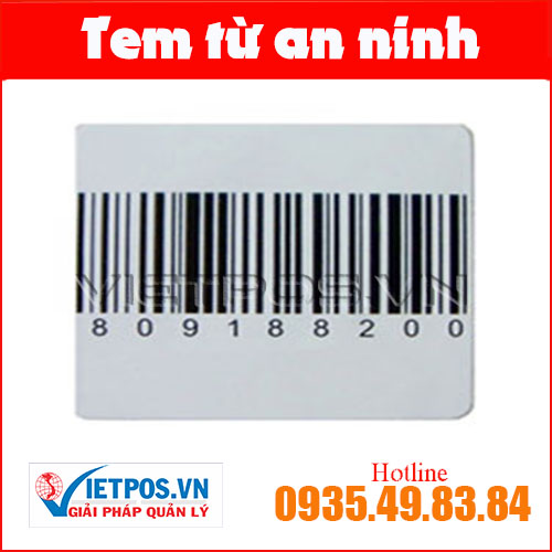Soft label with barcode included