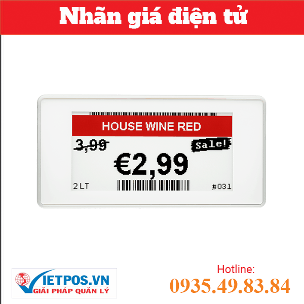 Nhãn giá điện tử EE-213R