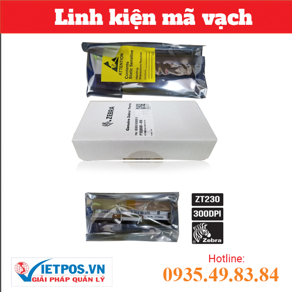 Zebra ZT230 300DPI Barcode Printer Printhead
