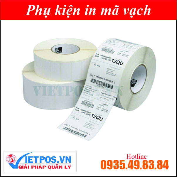 On-demand barcode label printing service
