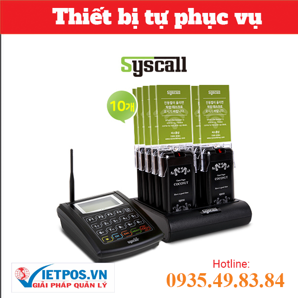 Syscall GP-200R-10 10-Pager Self-Service Set