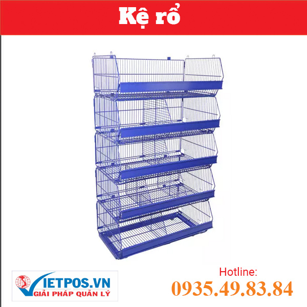5-Tier Stackable Basket Shelf