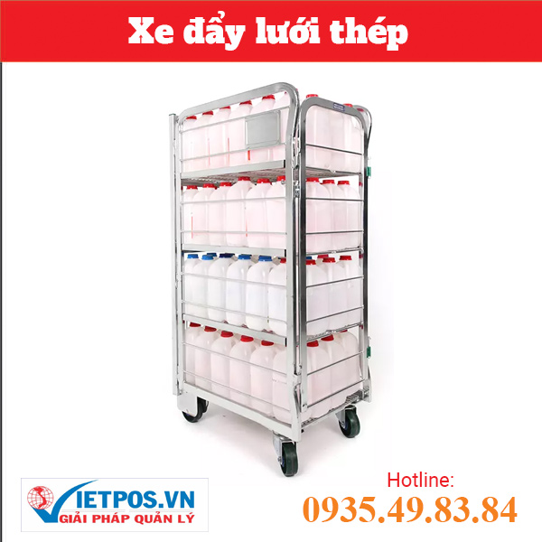 Xe đẩy lưới thép RC-08