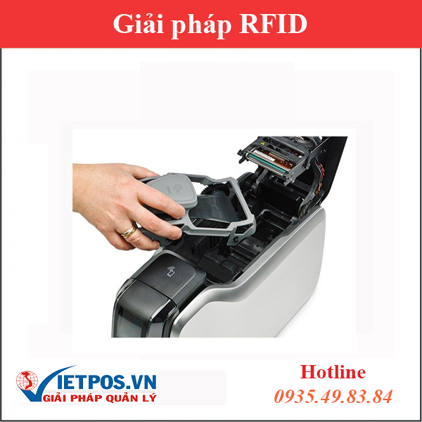 Zebra ZC300 RFID 카드 프린터 6