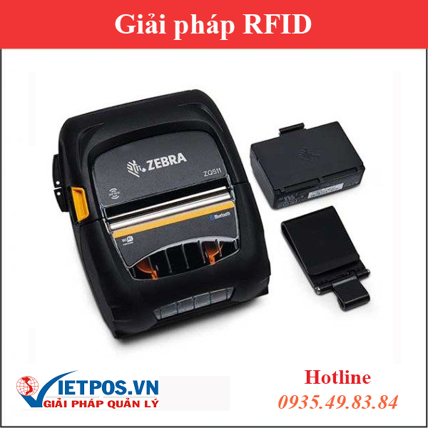 Máy in di động RFID Zebra ZQ500 2