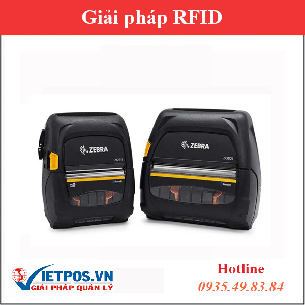 Máy in di động RFID Zebra ZQ500 3
