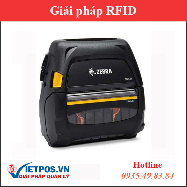 Máy in di động RFID Zebra ZQ500 5