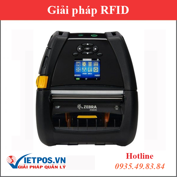 Máy in di động RFID Zebra ZQ630 3