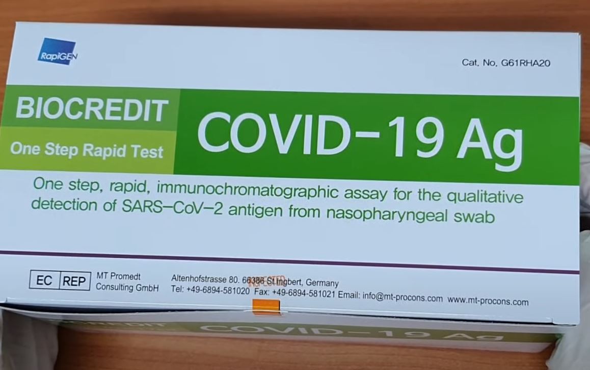 BIOCREDIT - Test Covid - 19 Made in Korea