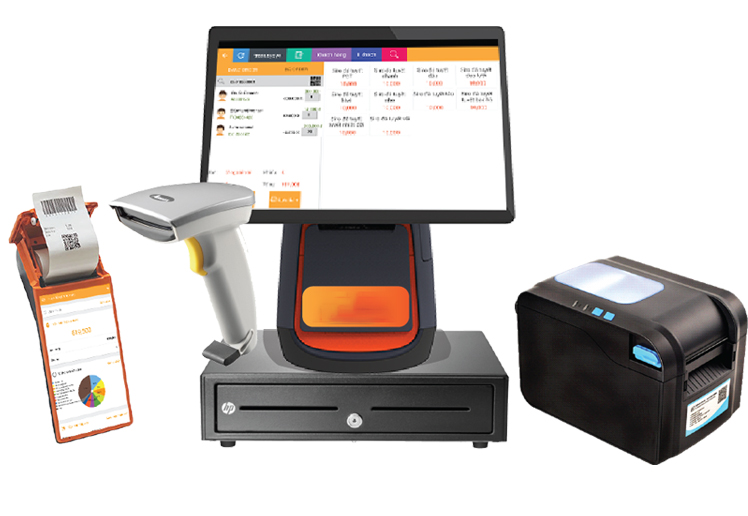 레스토랑 POS 계산대 세트