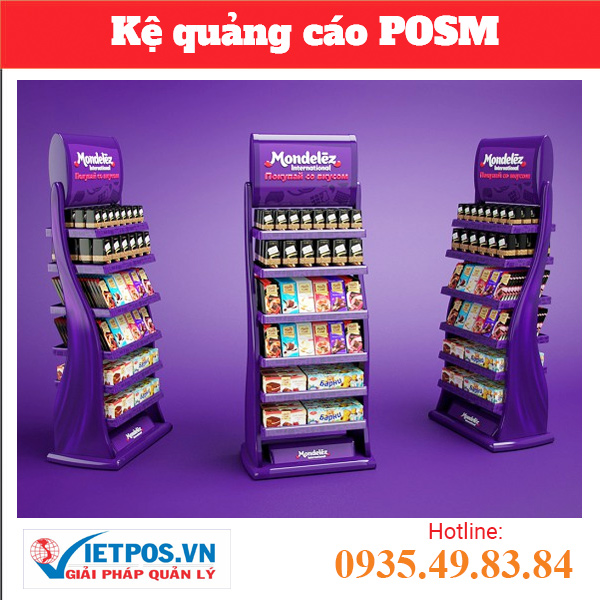 Kệ POSM bánh kẹo mẫu mới