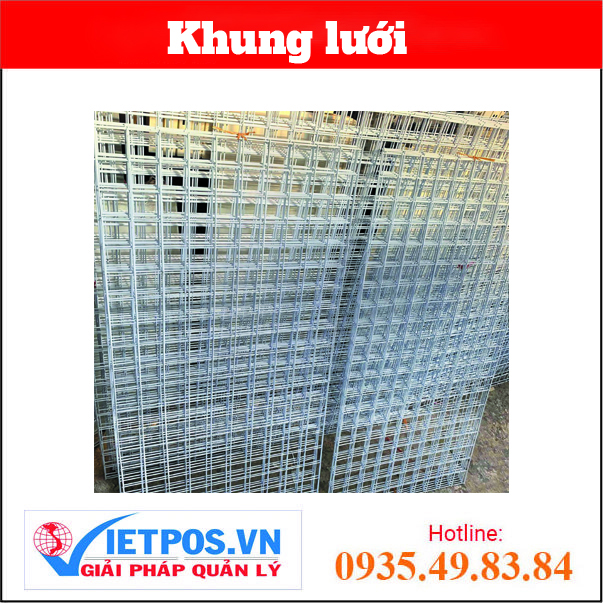 Mesh frame L1m x W0.5m, 2.5mm thick