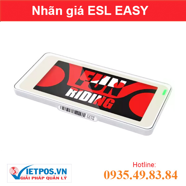 3.5인치 다국어 전자 선반 라벨 ESL