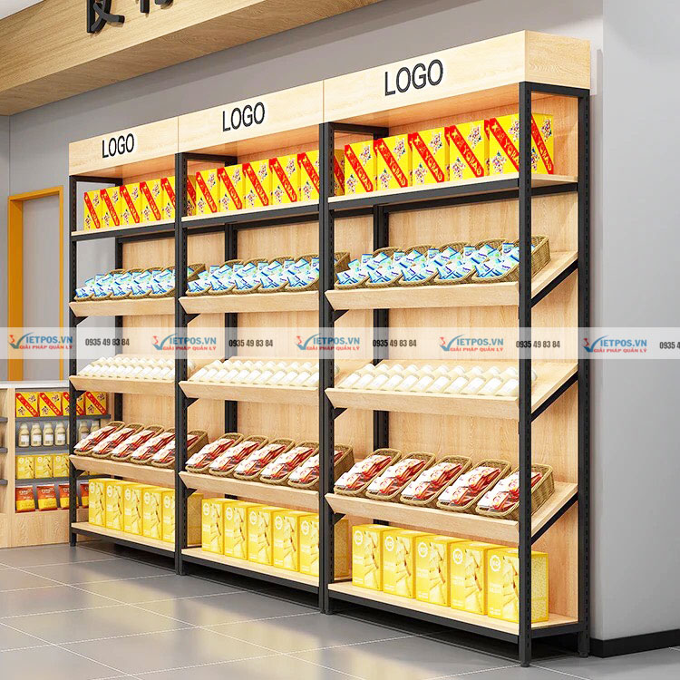Kệ gỗ trưng bày rượu 6