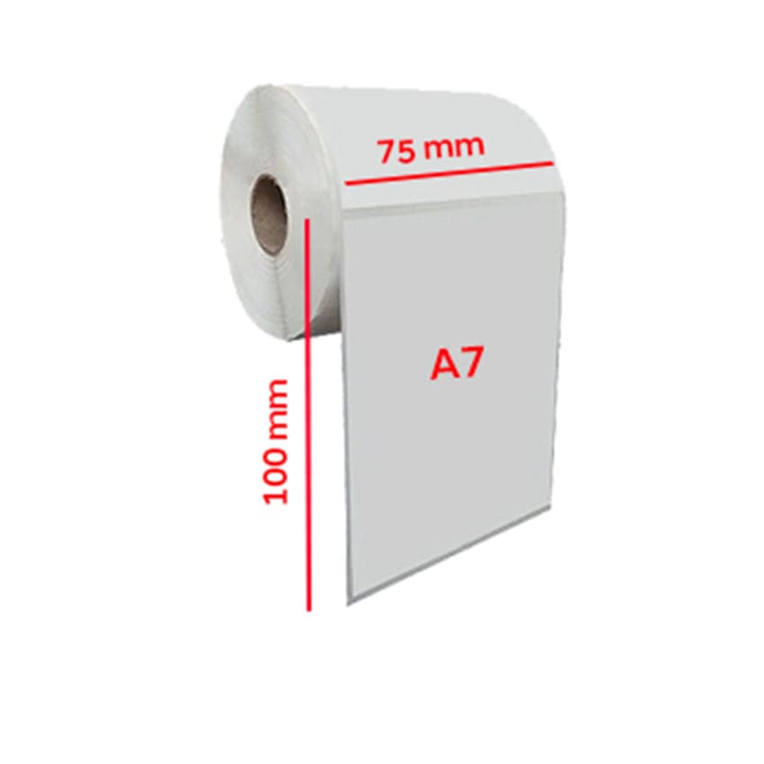 Thermal decal 1 label (75x100)mm x 30m (E-commerce)