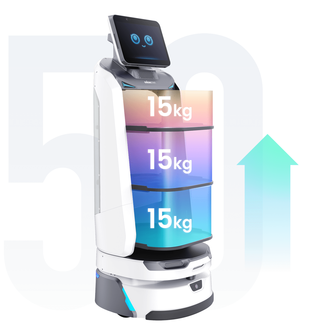 Robot LuckiBot Pro phục vụ đồ ăn 4