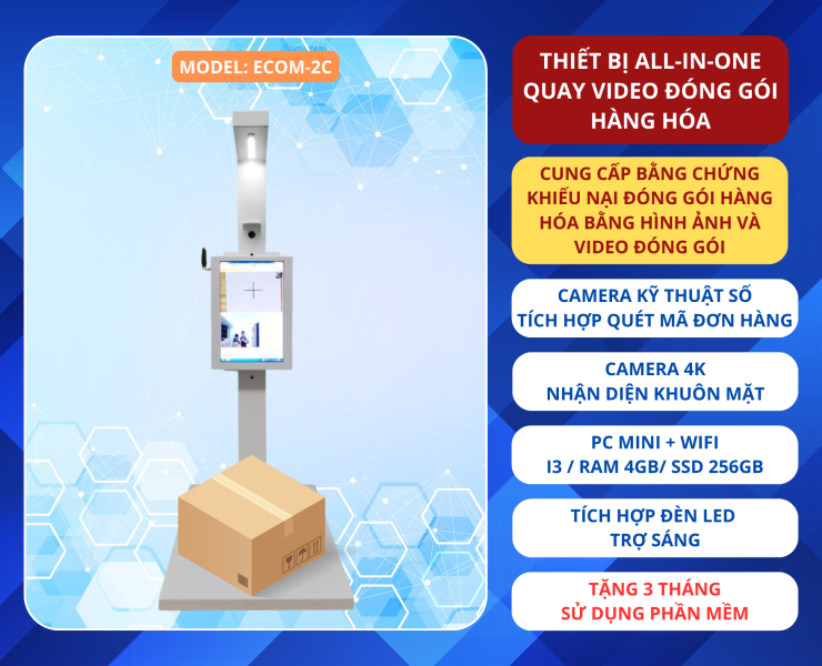 Trọn Bộ Camera Pro (ECOM-AIO-03) - Thiết bị giám sát đóng hàng hiện đại
