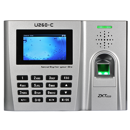 Thiết Bị Chấm Công Vân Tay ZKTeco U260-C