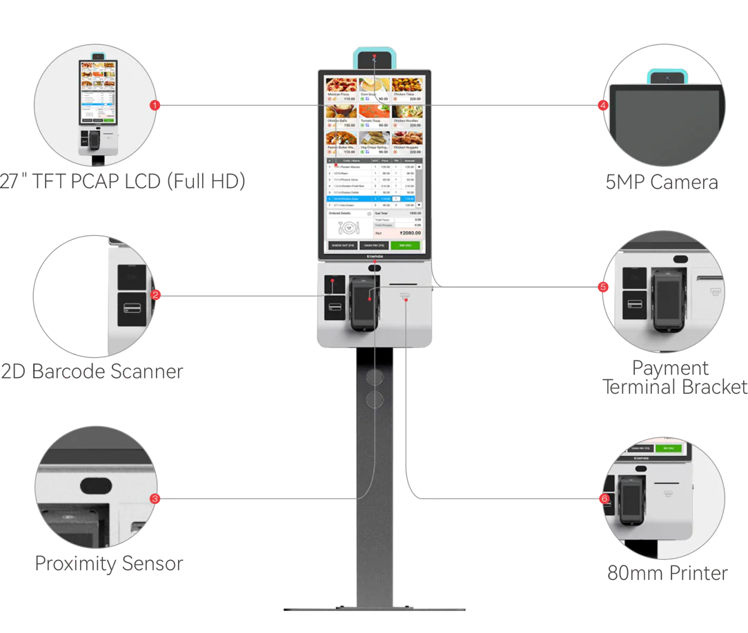 27″ SELF-SERVICE KIOSK – S27 4