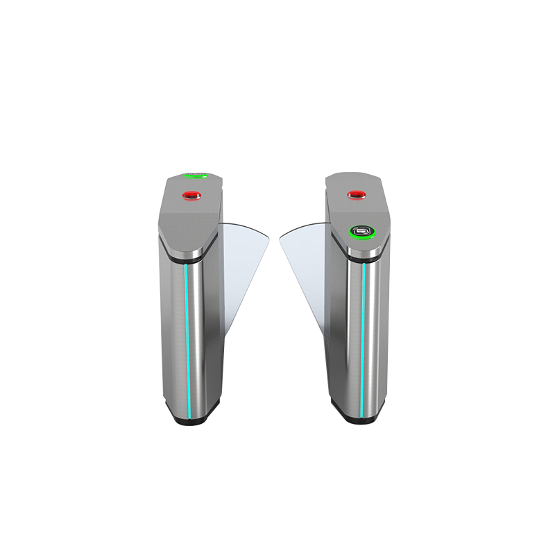 Cổng flap barrier chống va chạm ZOJE Anti-Collision Flap Turnstile Y109 2