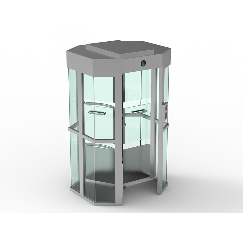 Cổng xoay full height kính cường lực ZOJE Z2007 (Tempered Glass Full Height Turnstile)