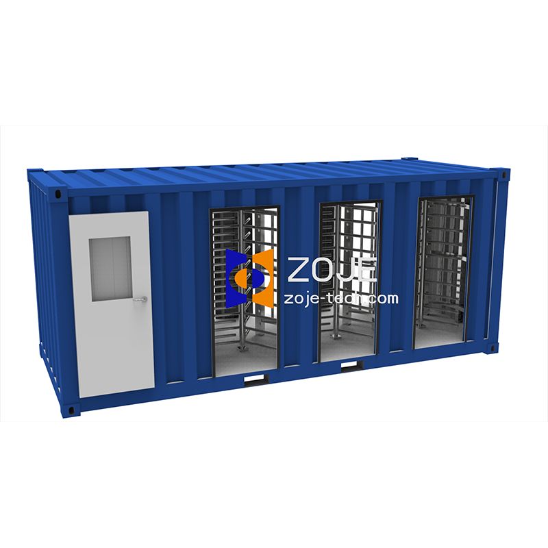 Container tích hợp cổng xoay full height ZOJE 2