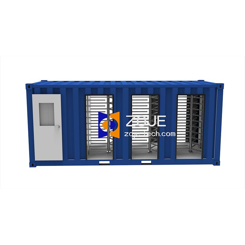 Container tích hợp cổng xoay full height ZOJE
